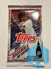 2021 Topps Baseball UK Edition Sealed Pack - 10 Cards